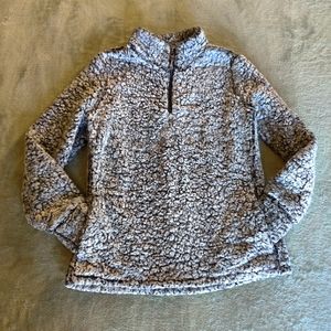 💚 Frosty Tipped Sherpa Pullover Sweater